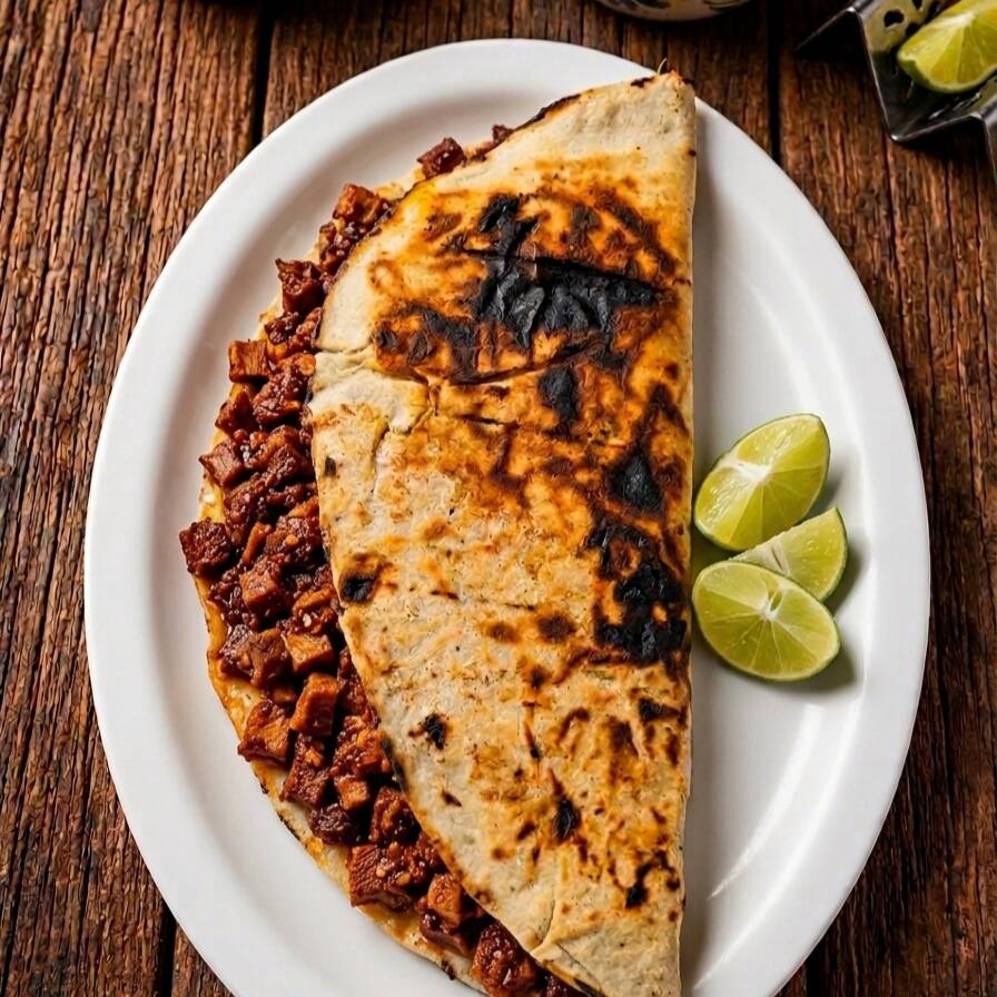 Tlayuda De Adobada.