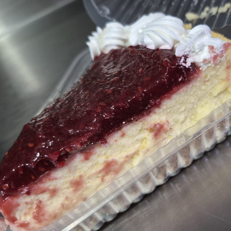Rebanada Cheesecake de Frambuesa