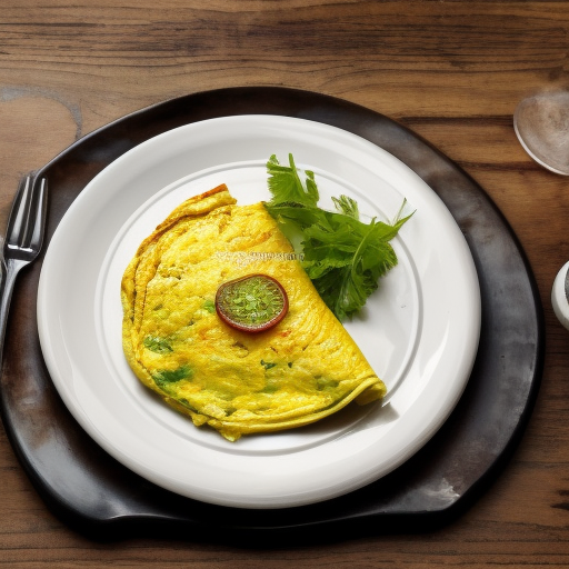Omelette Espinaca y Queso