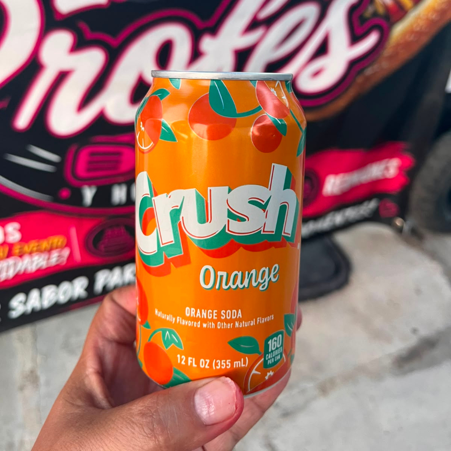 Refresco crush orange lata
