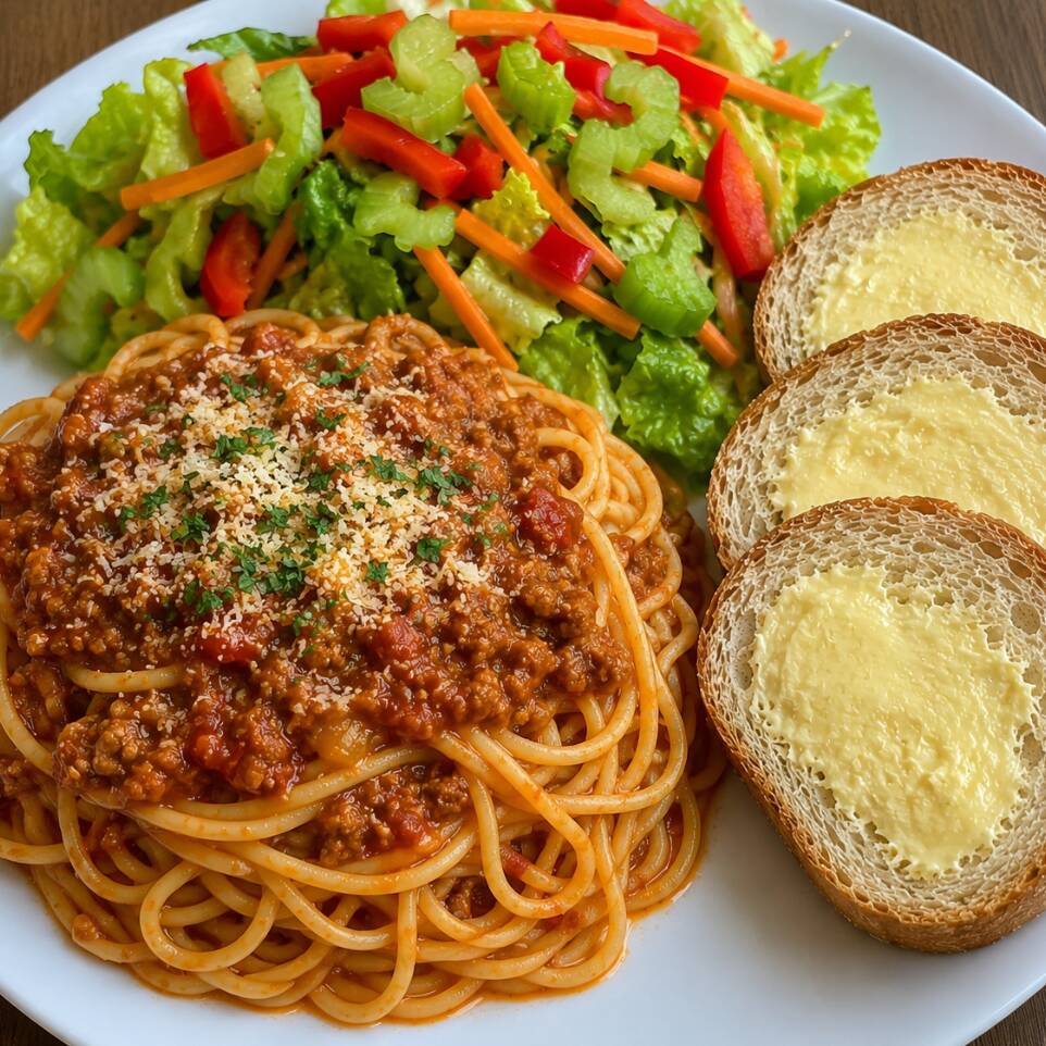 Espagueti Boloñesa