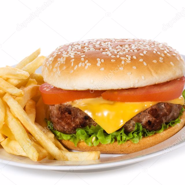 Hamburguesa Sencilla con Papas