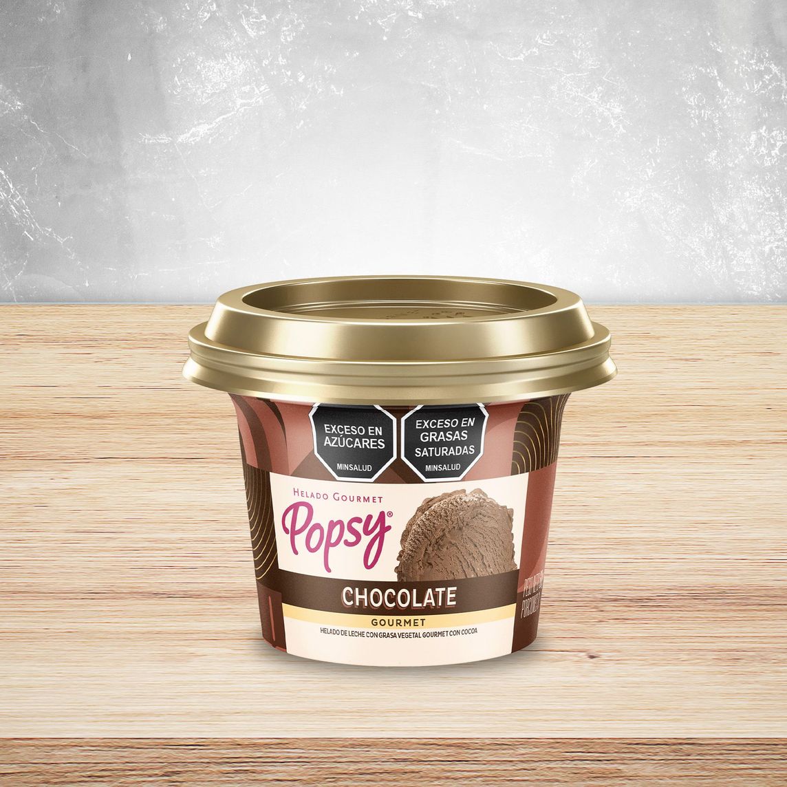 Vasito De Helado Chocolate