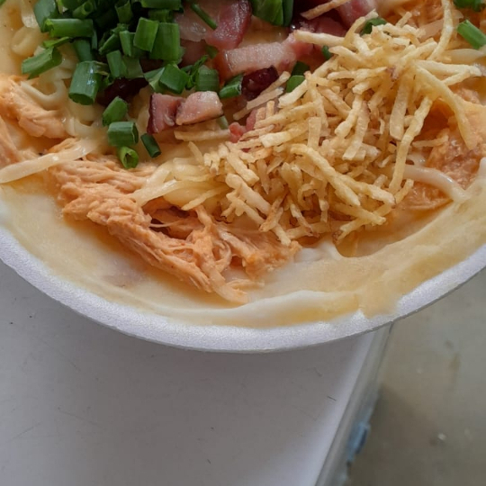 Batata,strogonoff, Bacon, requeijão e cebolinha !