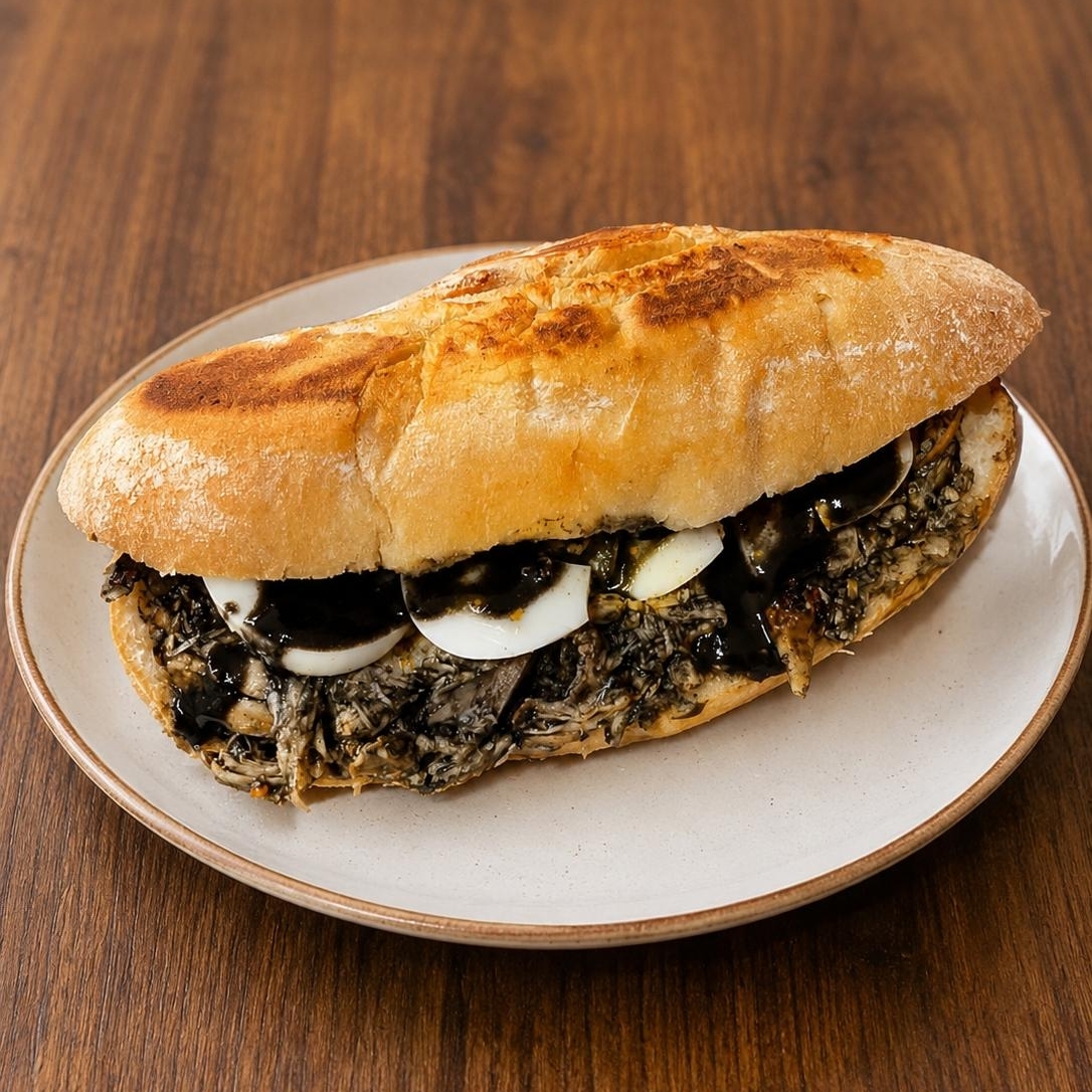 Torta de relleno negro