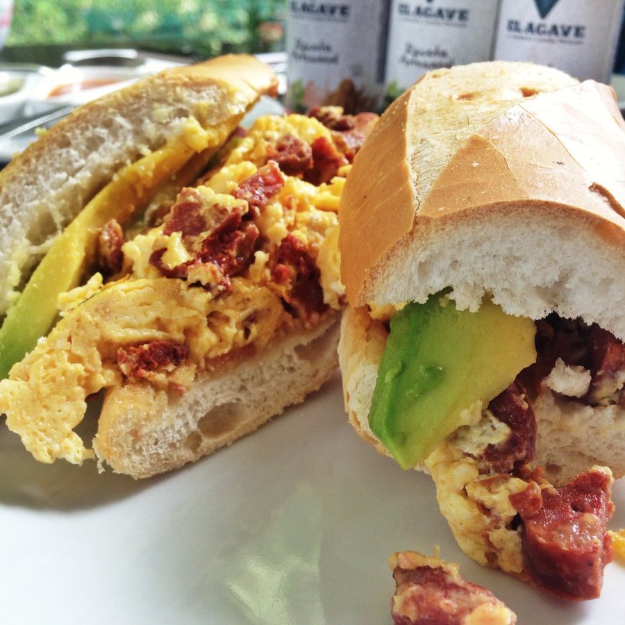 Torta de Chorizo con Huevo