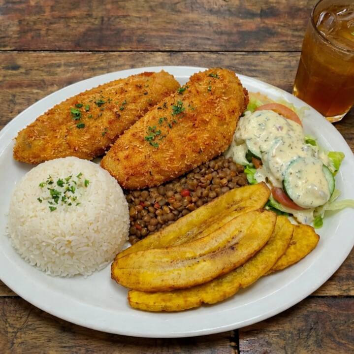 Ejecutivo Filete De Pechuga Apanada