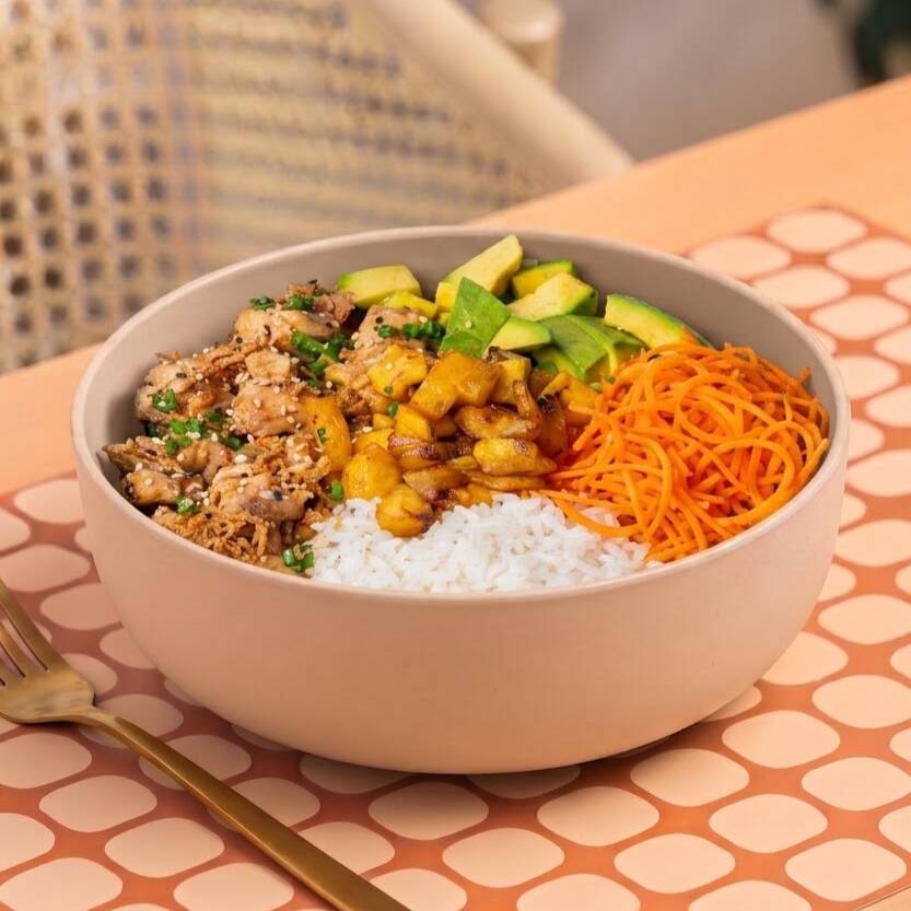 Menú Pollo Teriyaki Bowl