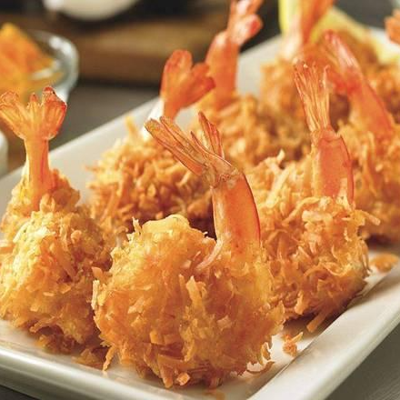 Camarones al coco