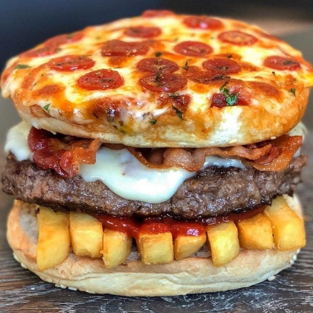 Hamburguesas Pizza