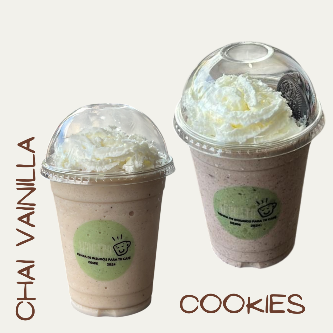 FRAPPE CHAI VAINILLA AND COOKIES AND CREAM