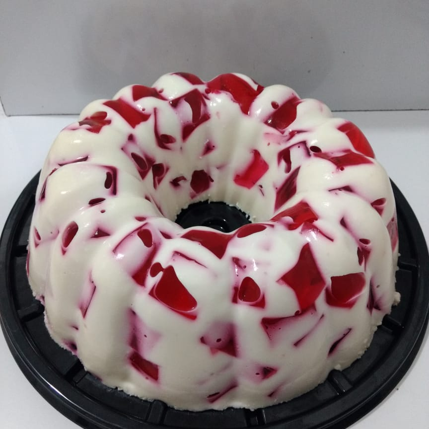 Gelatina de Queso Fresa