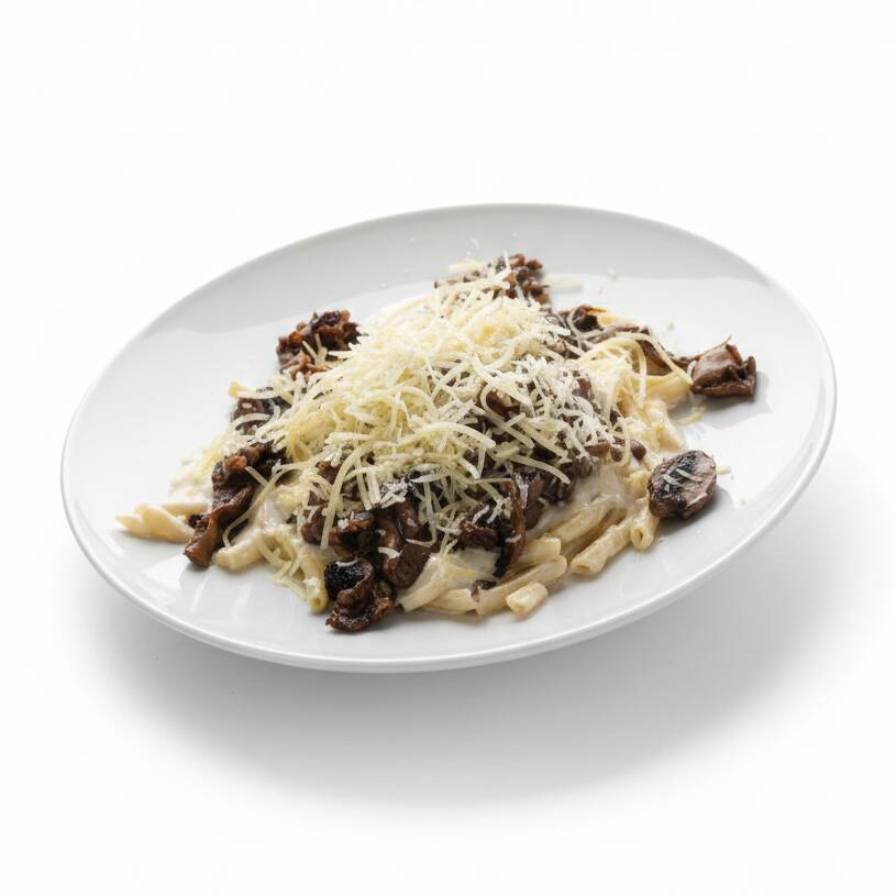 Pasta con Champiñones