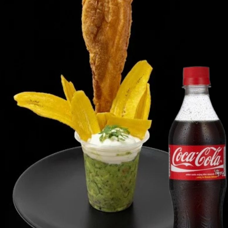 BASTÓN DE CHICHARRON EN COMBO CON COCA-COLA 400ML