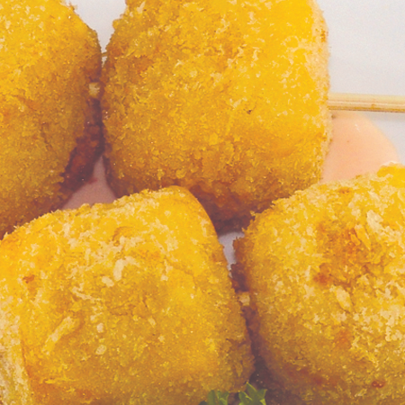 Kushiages de Queso (3 Piezas)