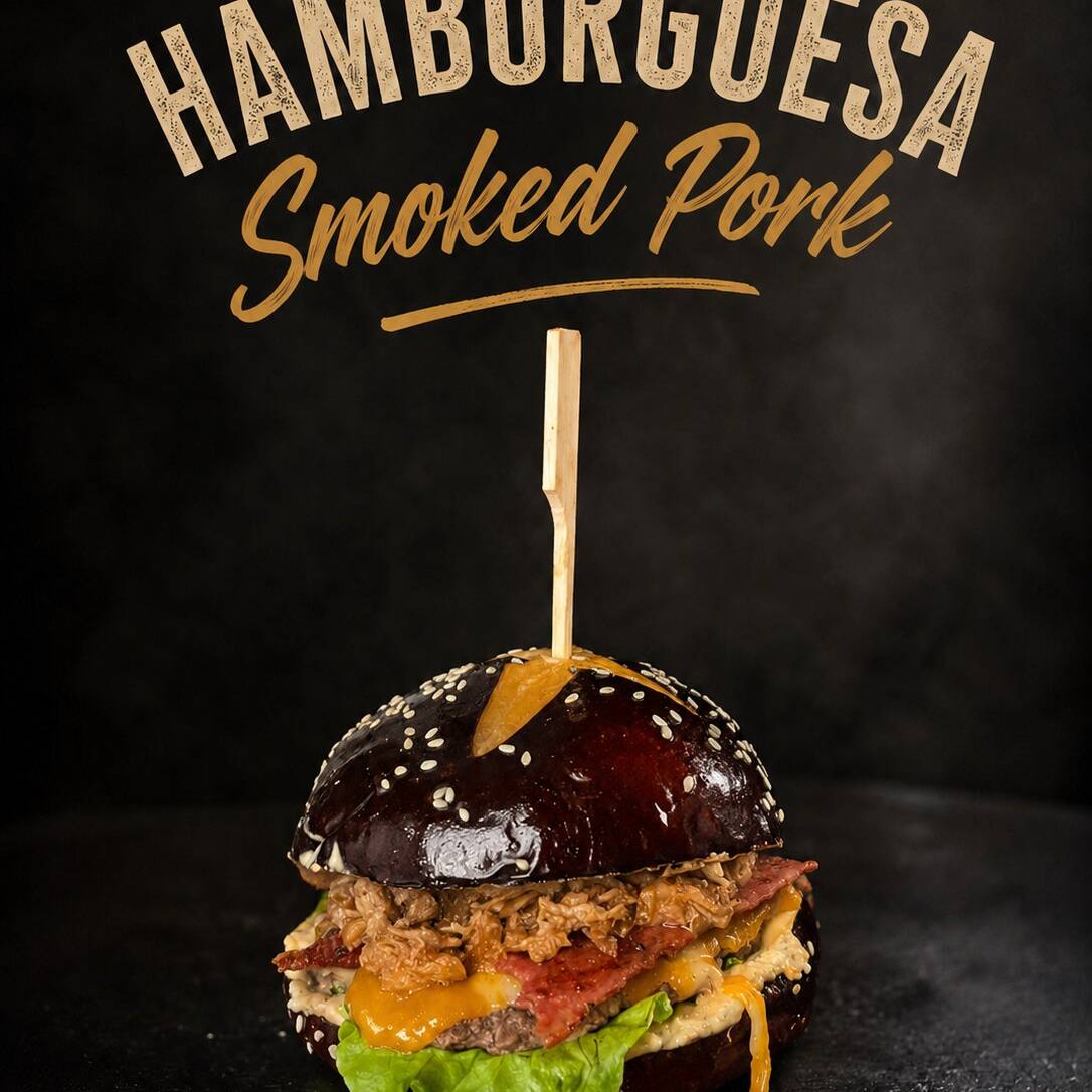 SMOKED PORK ( HAMBURGUESA DE LA CASA)