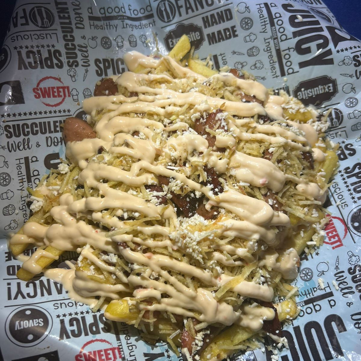 Salchipapa 4 Sabores