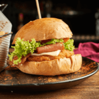 Burguer Premium Pollo + Papas