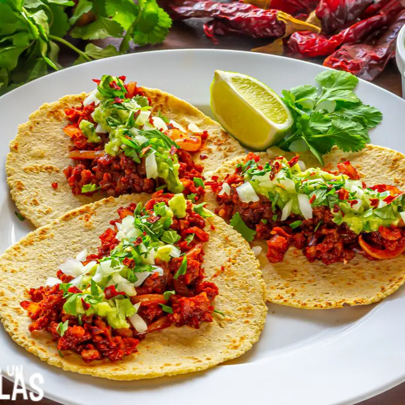 Taco de Chorizo C/queso