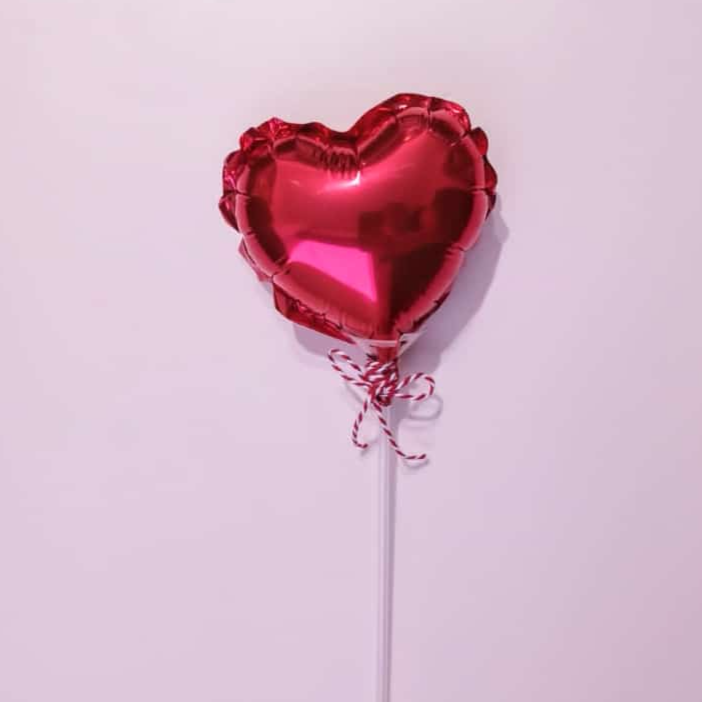 Globito Corazón Rojo