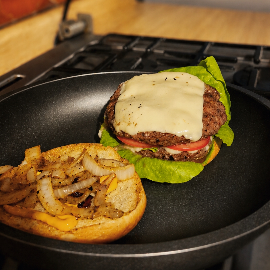 Hamburguesa de Res Doble