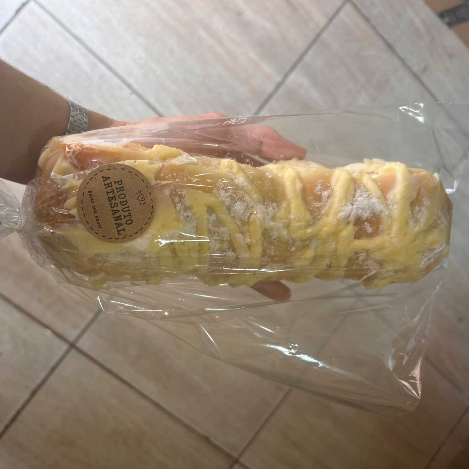 trança de creme de confeito