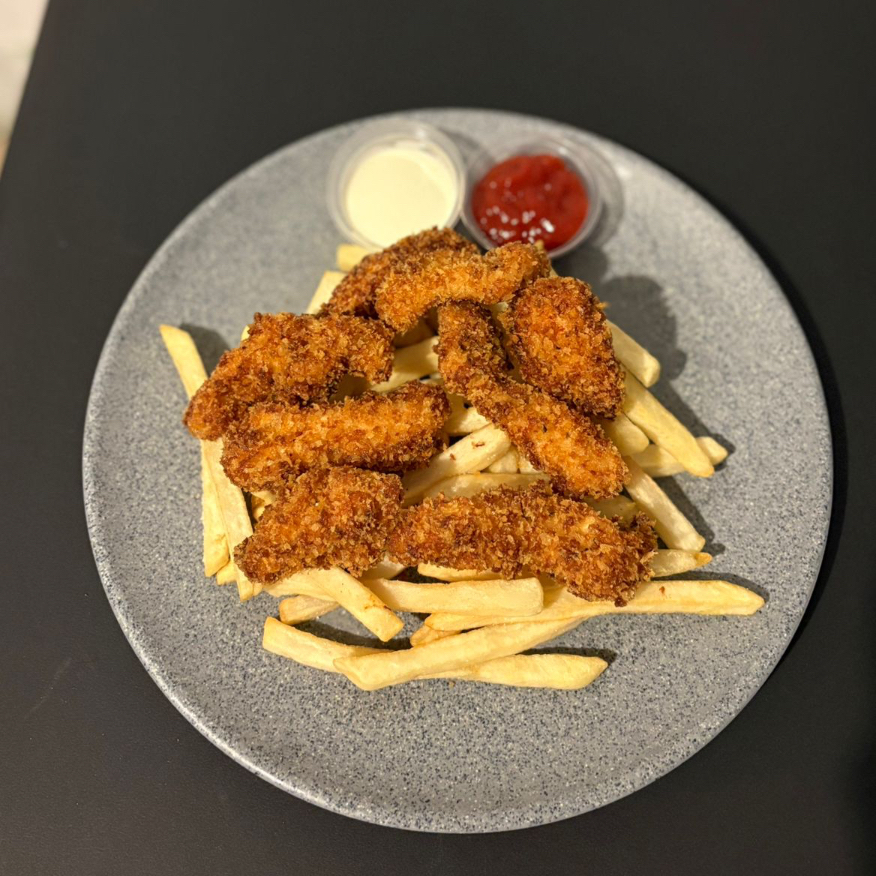 Orden Grande Pollo 8Tiras de Pollo y 300gr Papas