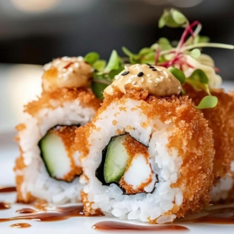 Mini Maki de Pollo Empanizado