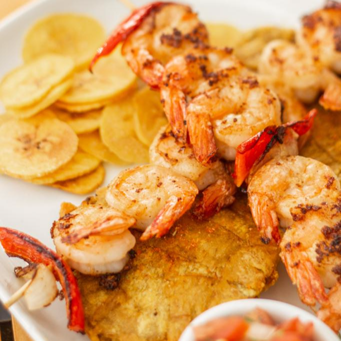 Pinchos de Camarón