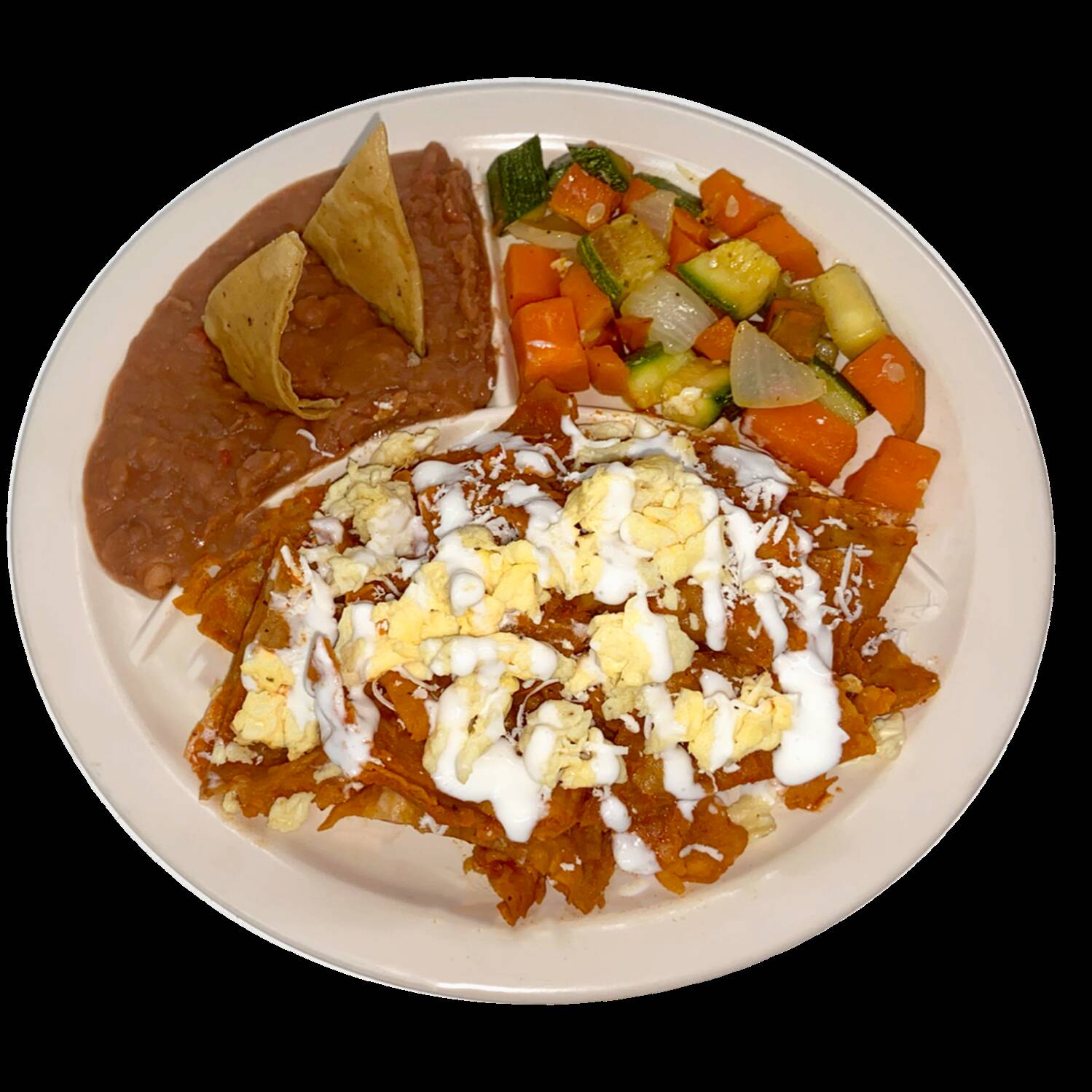 CHILAQUILES ROJOS / VERDES CON HUEVO