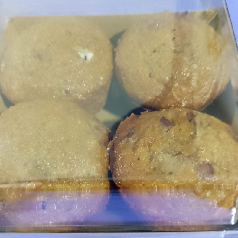 Muffin de Platano Integral Nuez/Chispas
