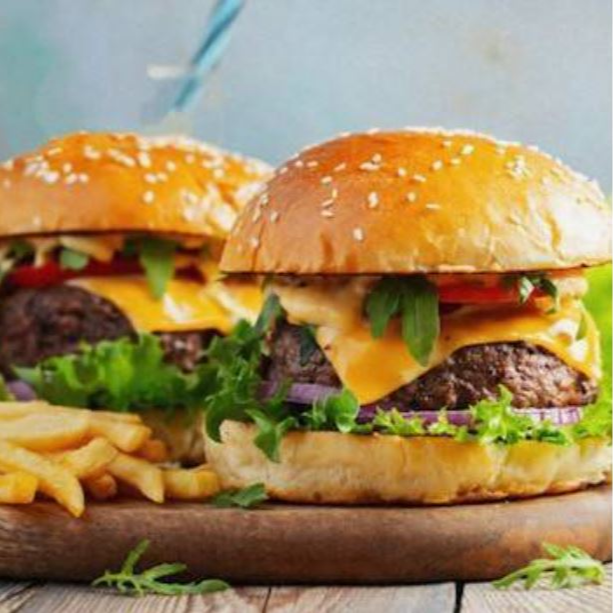 Dos Burger Sirloin + Papas + 2 Refresco