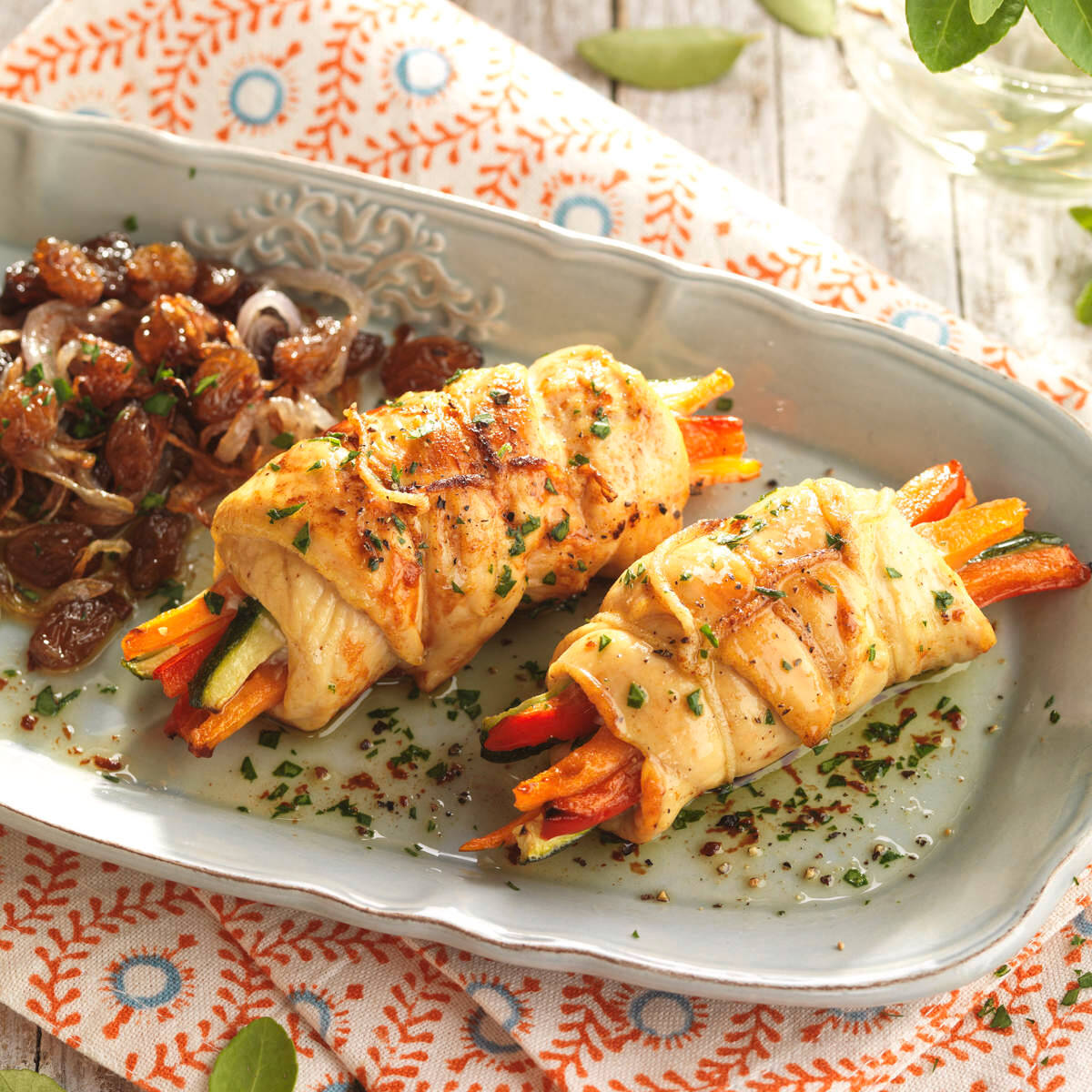 COMBO Pechuga Rellena De Verduras