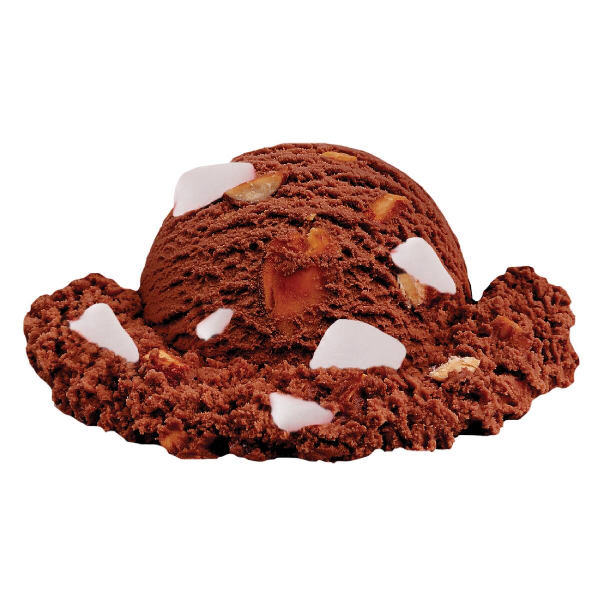 Helado de Rocky Road