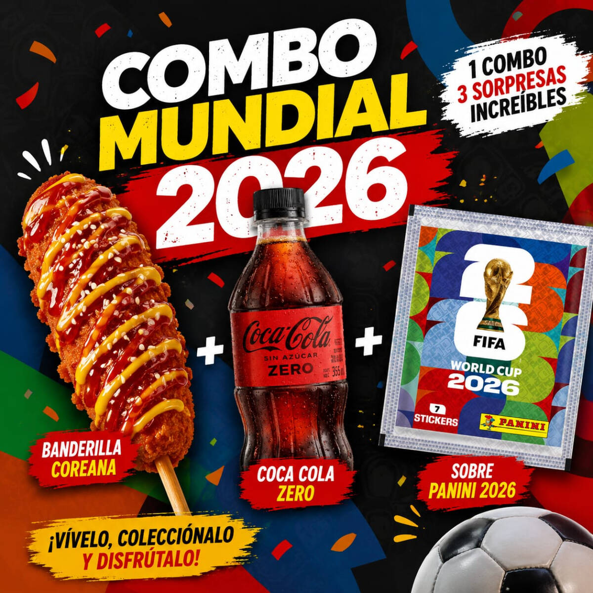 Combo Panini Mundial 2026