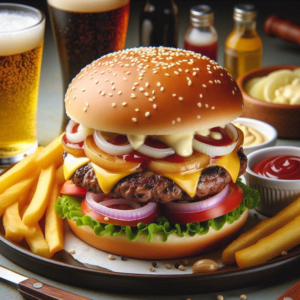 Hamburguesa Jumbo Angus BBQ HABANERO