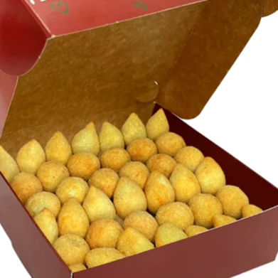 Quentinhos, fritos na hora.