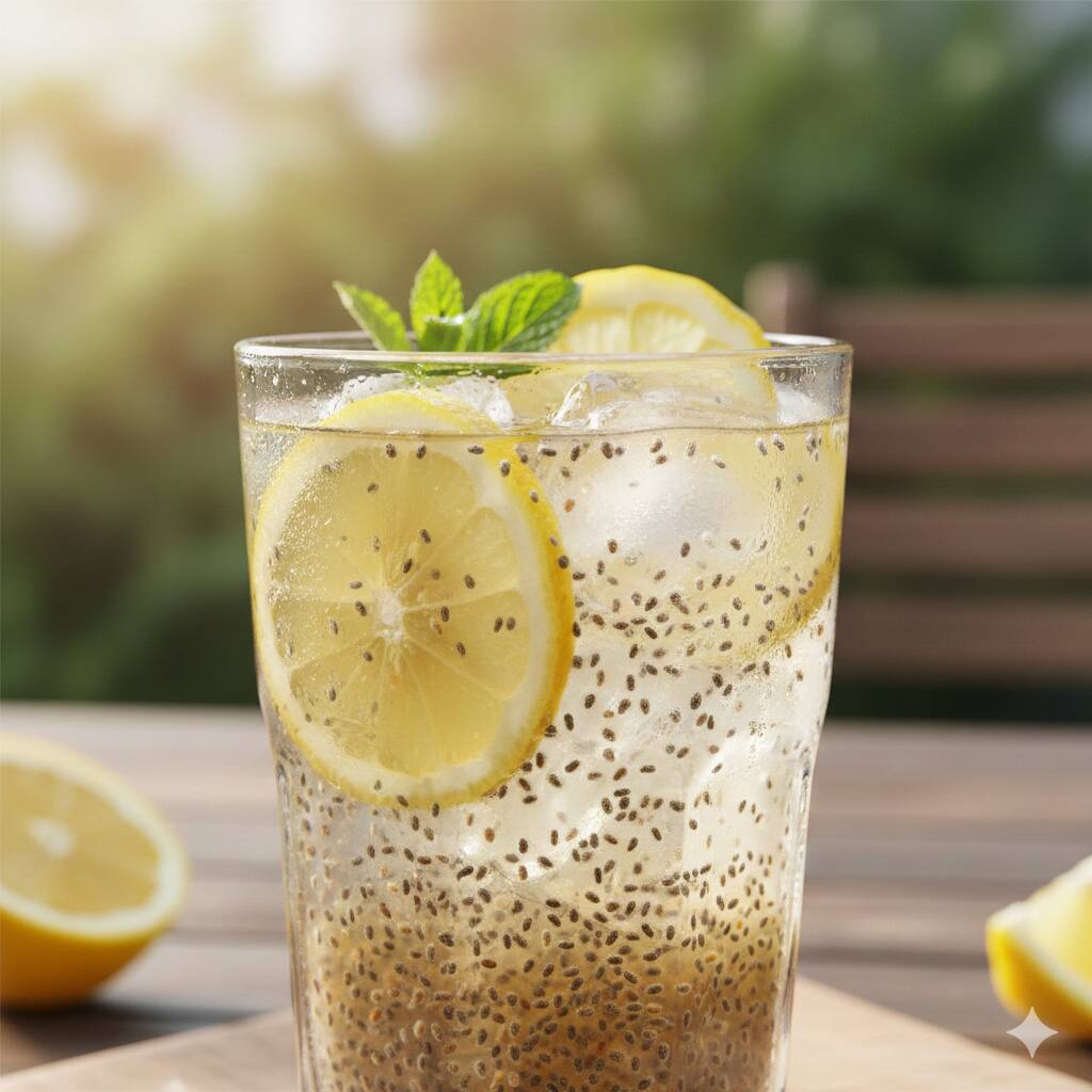 1 Lt de Agua de Limon con Chia