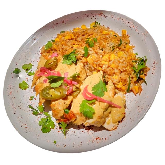 PECHUGA EN SALSA DE COCO