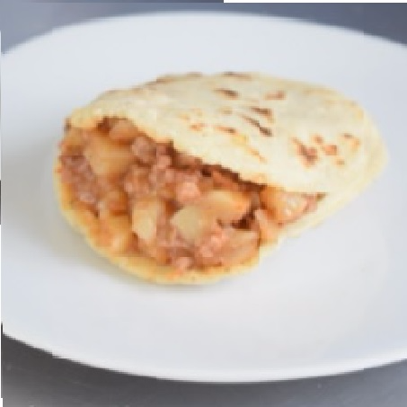 Gordita de Maiz de Rajas con queso