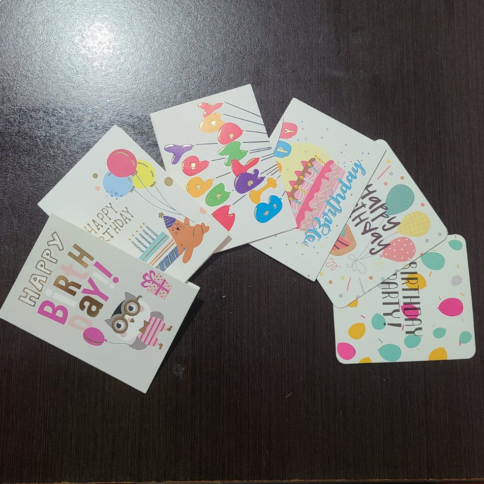 Mini Tarjetas Cumpleaños
