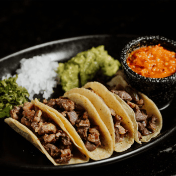 Tacos de Rib Eye 4 pzas