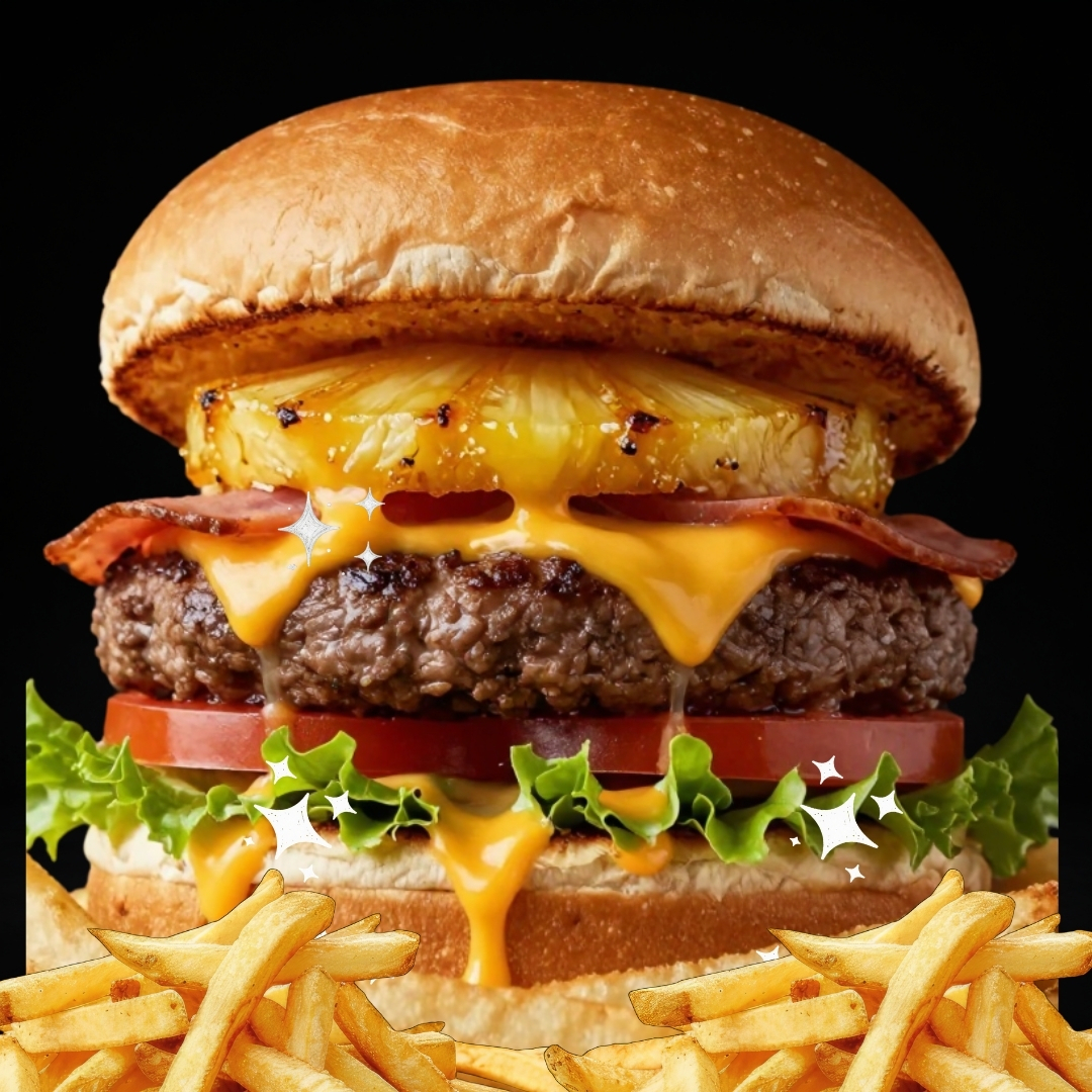 HAMBURGUESA HAWAIIANA
