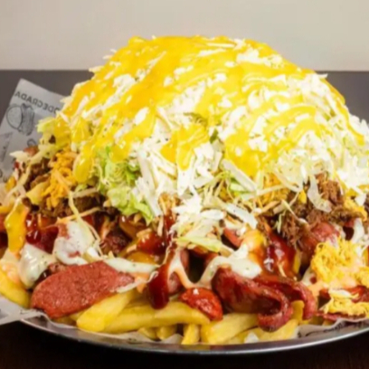 Salchipapa con Chorizo en Combo + Bebida