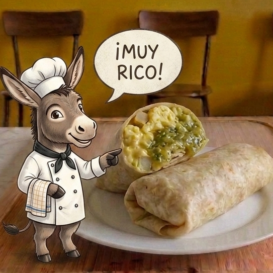 HUEVITO CON PAPITAS EN SALSA VERDE