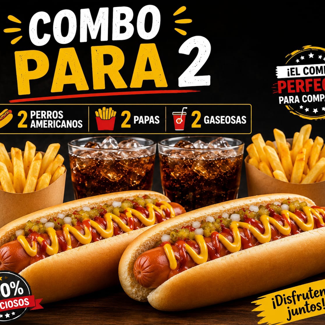 PARA DOS PERROS AMERICANOS