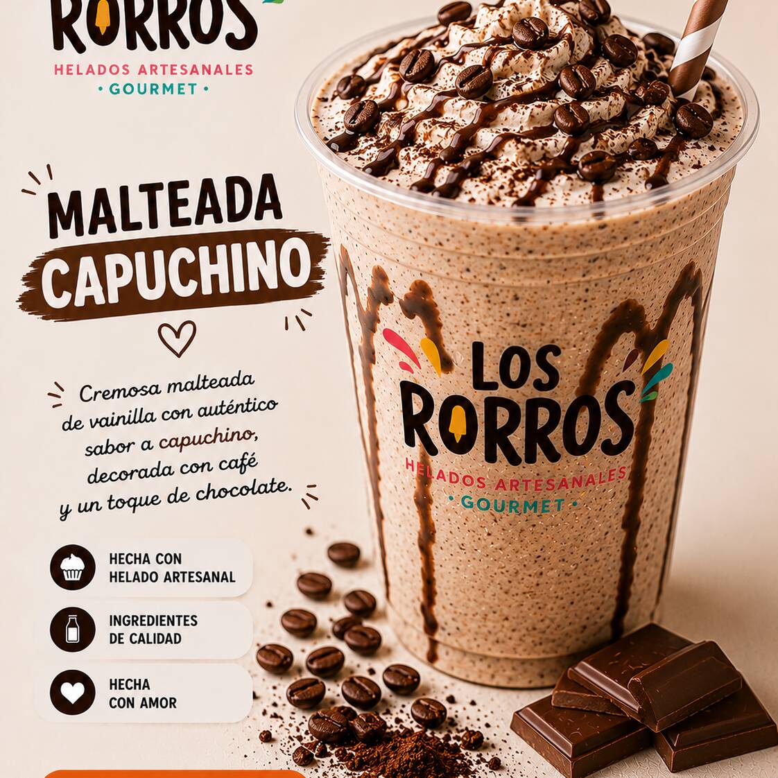 MALTEADA CAPUCHINO