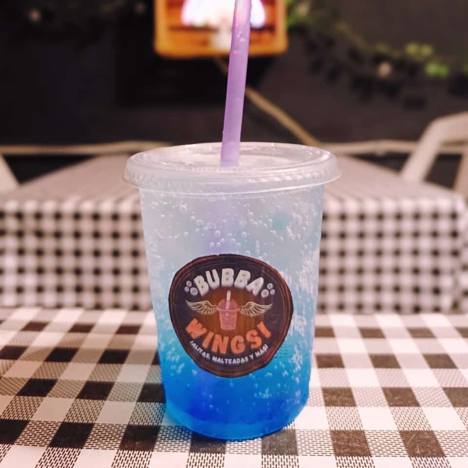 Soda italiana mora azul (16 oz)