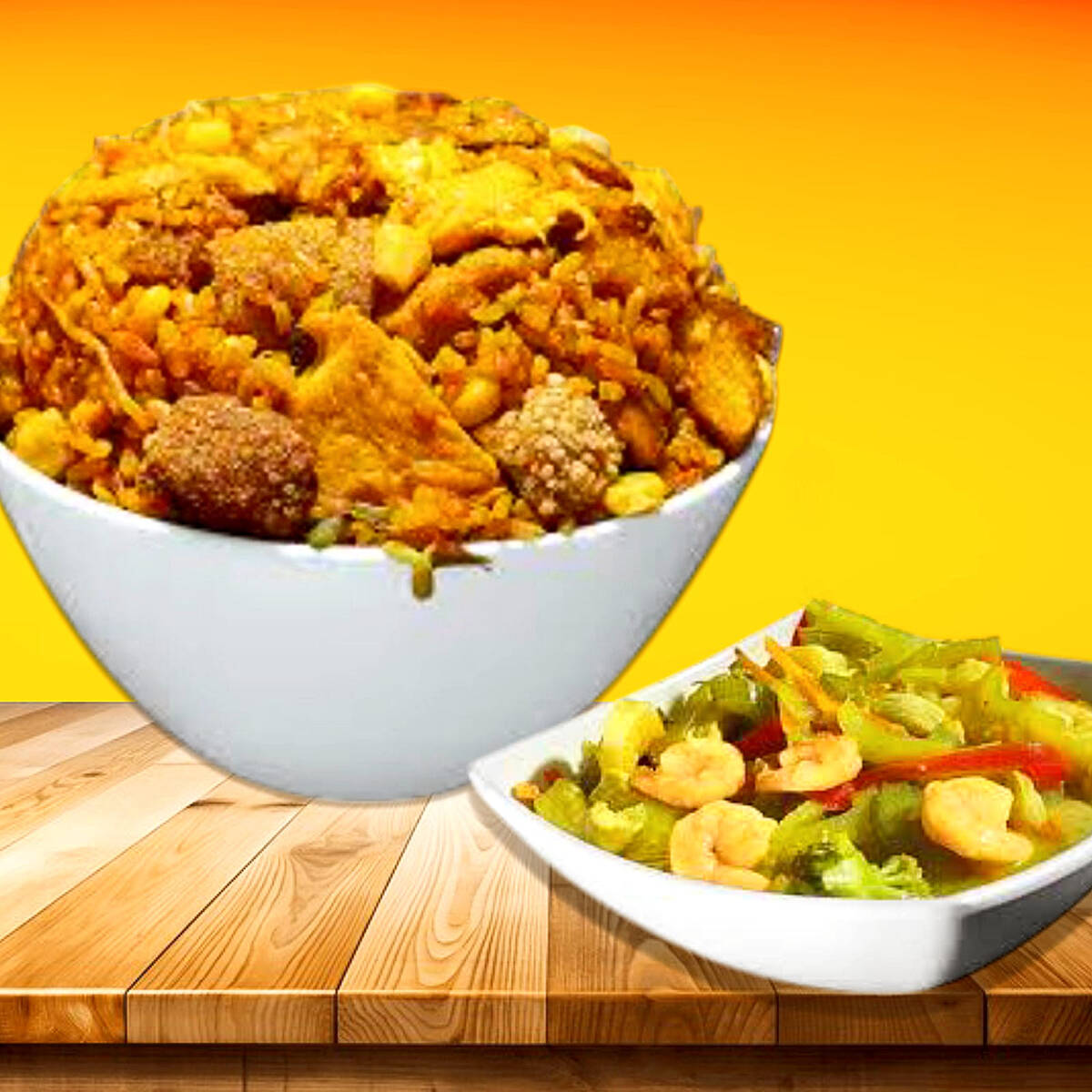 Arroz Paisa Grande + ChopSuey .