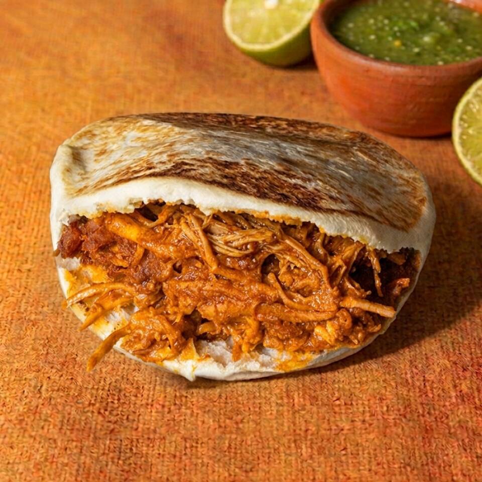 Gordita Pollo en Mole